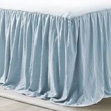 400TC Cotton Sateen Solid Ruffle Bedspread Set