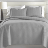 Square Knitted Cotton Coverlet