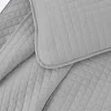 Square Knitted Cotton Coverlet