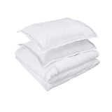 400TC Double Embroidery Cotton Sateen Solid Bedding Bundle