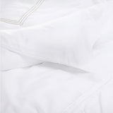 400TC Triple Embroidery Cotton Sateen Solid Bedding Bundle