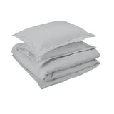 400TC Luxurious Triple Embroidery Cotton Sateen Solid All-In Bedding Bundle