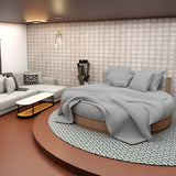 400TC Sateen Solid Cotton Round Sheet Set