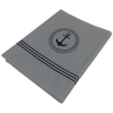 400TC Cotton Anchor Embroidery Boating Sheet Set