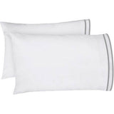400TC Embroidery & Border Cotton Sateen Solid Sheet set