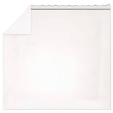 400TC Wavy Embroidery & Border Cotton Sateen Solid Sheet Set