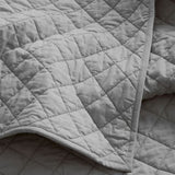 Diamond Knitted Cotton Coverlet