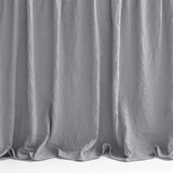 400TC Cotton Sateen Solid Textured Ruffle Bedspread Set
