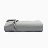 400TC Luxurious Double Embroidery Sateen Solid Cotton Fitted Sheet