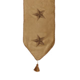 Luxury Star Light Tan Table Runner, 16x108, 2 MOQ