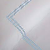 500TC Cotton Double Embroidery Sateen Solid Duvet Cover Set