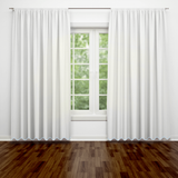 Scallop Embroidery Cotton Curtain (Set of 2)