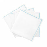 Single Embroidery Border Polycotton Napkins (Set of 4)
