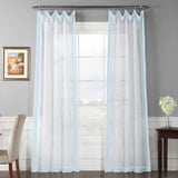 Smart Border 400TC Sateen Cotton Embroidery Curtain (Set Of 2)