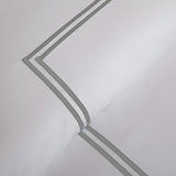 500TC Cotton Double Embroidery Sateen Solid Duvet Cover Set