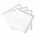 Double Embroidery Border Cotton Napkins (Set of 4)