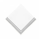 Triple Embroidery Border Polycotton Napkins (Set of 4)