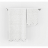 Scalloped Embroidered Bath Towels (Set of 2)