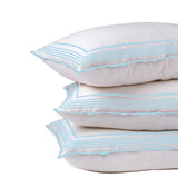 Smart Border 400TC Cotton Embroidery Sateen Solid Euro Pillow Sham