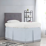 400TC Cotton Border Frame Tailored Dorm Bed Skirt
