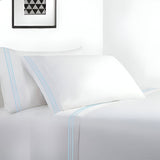 400TC Cotton Sateen Classic Embroidery Pillowcases (Set Of 2)