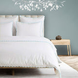 400TC Cotton Small Scallop Embroidery Duvet Cover Set