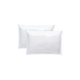 400TC Small Scallop Embroidery Cotton Pillowcases (Set Of 2)