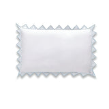 Ashley 400TC Cotton Traingle Embroidery Sateen Solid Pillow Sham
