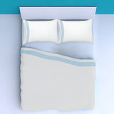400TC Border Frame Cotton Sateen Pillowcases (Set Of 2)