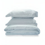 400TC Sateen Solid Cotton Round Duvet Cover Set