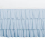 400TC Sateen Solid Cotton Ruffle Bed Skirt