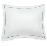 400TC Single Embroidery Sateen Solid Cotton Round Duvet Cover Set
