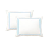 400TC Cotton Classic Embroidery Sateen Solid Pillow Sham