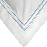 400TC Cotton Double Embroidery Sateen Solid Round Duvet Cover Set