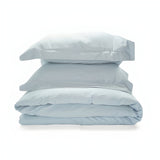 400TC Cotton Sateen Solid Duvet Cover Set