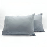 300TC Sateen Cotton Stripe Pillowcases (Set Of 2)