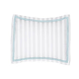 400TC Cotton Double Edge Embroidery Sateen Stripe Duvet Cover Set