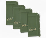 Embroidered Christmas Napkins