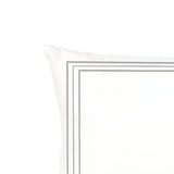 400TC Cotton Classic Embroidery Sateen Solid Pillow Sham