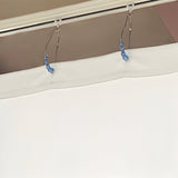 Scallop Embroidery Shower Cotton Curtain