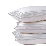 Smart Border 400TC Cotton Embroidery Sateen Solid Euro Pillow Sham