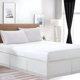 400TC Cotton Sateen Classic Embroidery Tailored Bed Skirt