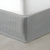400TC Cotton Vertical Quilted Tailored Bed skirt