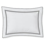 400TC Embroidery & Border Cotton Sateen Solid Pillow Sham