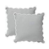 400TC Luxurious Scallop Embroidery Cotton Euro Sham