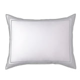 Smart Border 400TC Cotton Embroidery Sateen Solid Pillow Sham