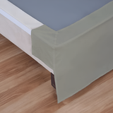400TC Sateen Solid Cotton Wrap Around Tailored Bed Skirt