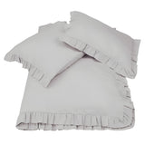400TC Cotton Sateen Ruffle Duvet Cover Set