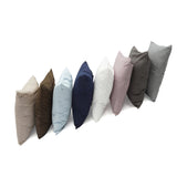 400TC Luxurious Triple Embroidery Cotton Sateen Pillowcases (Set Of 2)