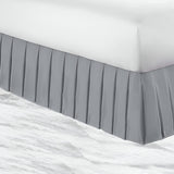 400TC Sateen Solid Cotton Pleated Bed Skirt